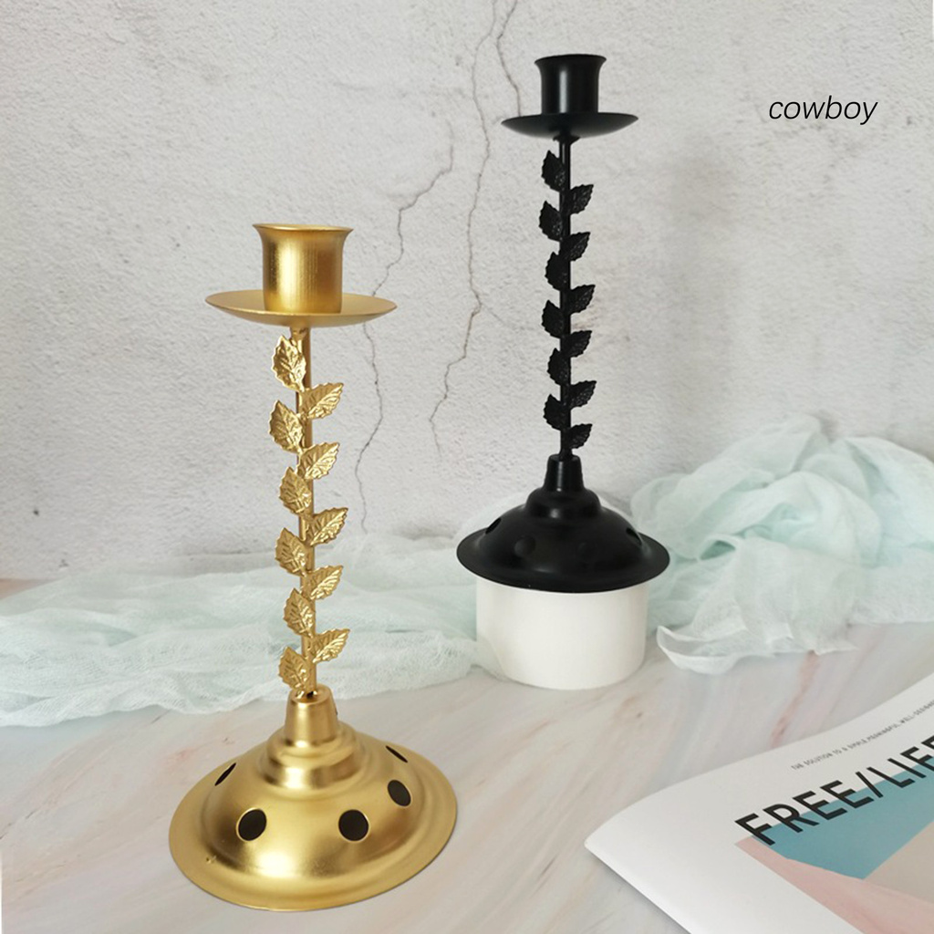 COB|Candle Holder Retro Thicken Iron Practical Metal Tea Light Holder for Wedding