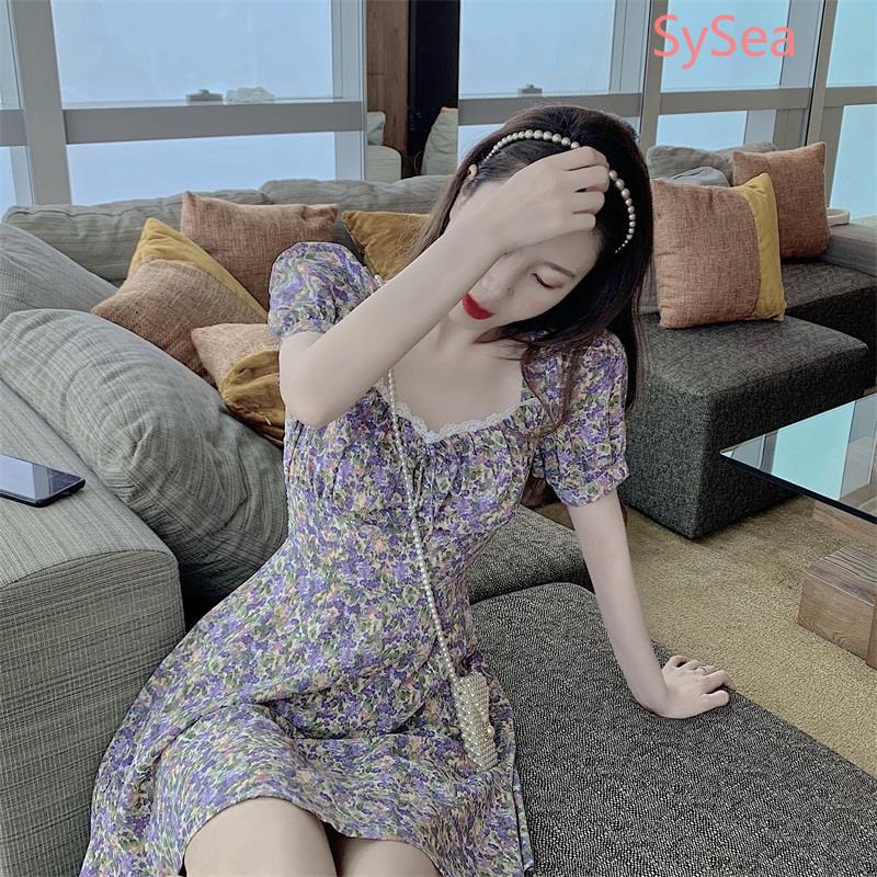 Đầm Dạ Hội Nữ In Hoa Phong Cách Retro | BigBuy360 - bigbuy360.vn