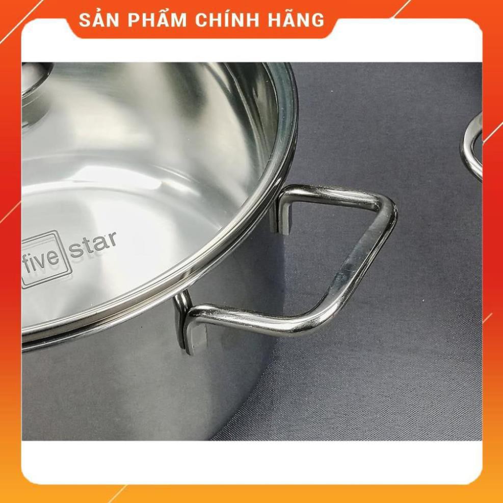 [FreeShip]  Bộ nồi Fivestar 4 chiếc vung kính đáy 3 lớp , Hàng chính hãng - Bảo hành 5 năm 24/7