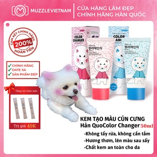 NHUỘM LÔNG CHÓ MÈO HÀN QUỐC KHÔNG TẨY RỬA