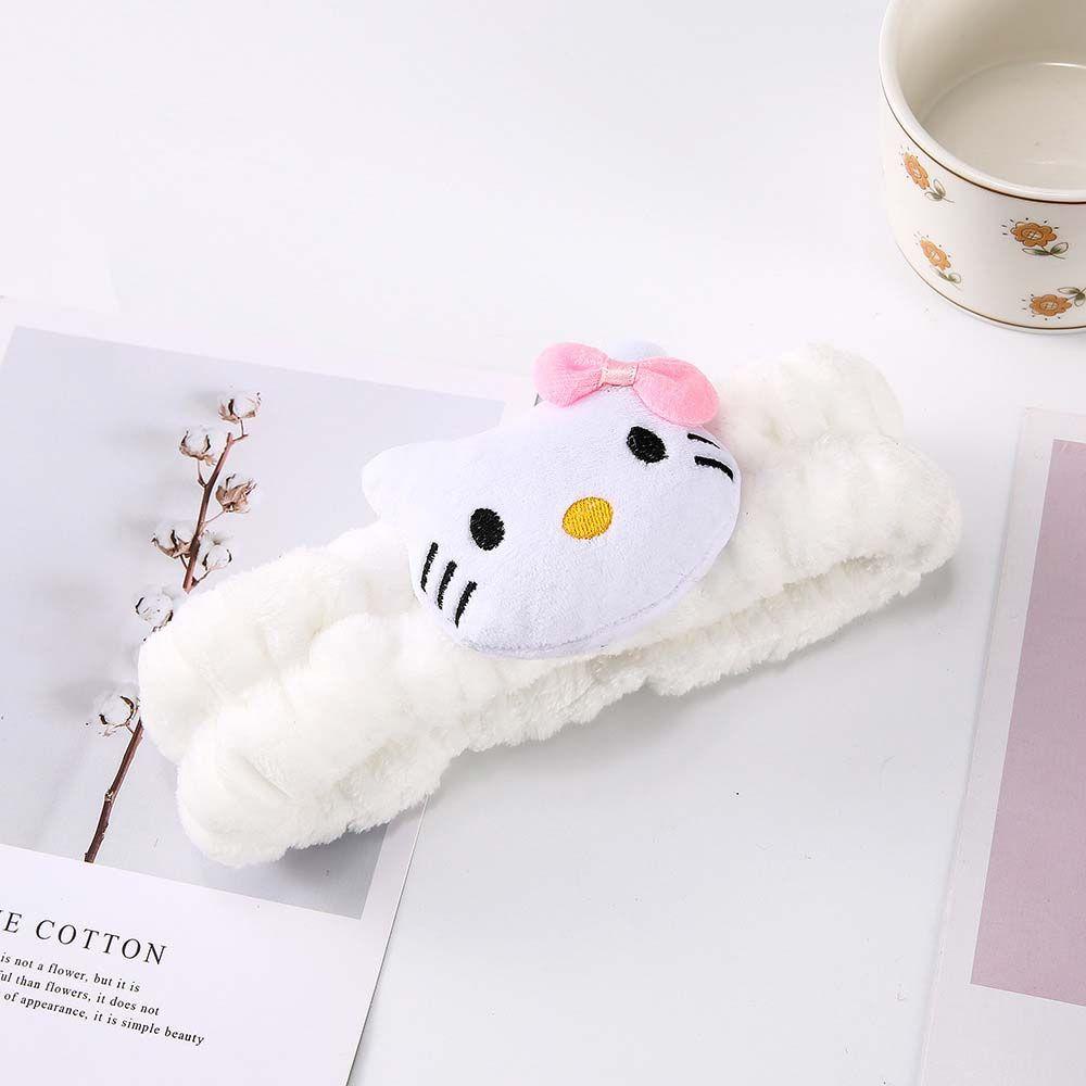 NICKOLAS Băng đô cài tóc rửa mặt Hình Thú Nhồi Bông Dễ Thương Cho Bé