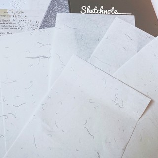 Giấy lụa ép lá set 10 tờ BG006