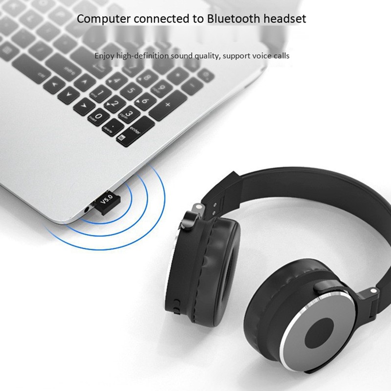 Usb Nhận Tín Hiệu Bluetooth 5.0 Kèm Phụ Kiện Chuyên Dụng
