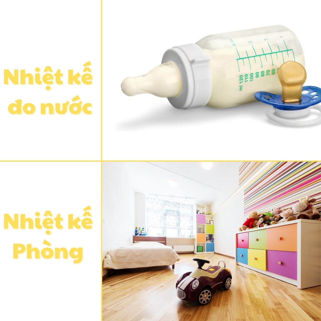 Nhiệt kế điện tử đo thân nhiệt , máy đo nhiệt độ nước ( có chế độ cảnh báo sốt ).