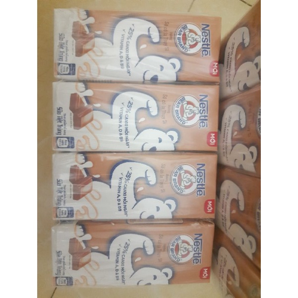 Sữa Nestle' gấu hương socola (vỉ 4 hộpx 180ml