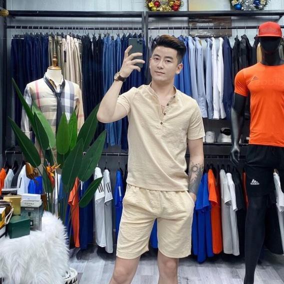 Bộ Đũi Nam - Bộ Đồ Cộc Tay Nam Set Đũi Cộc Tay Chất Mặc Hè Mát Nhẹ Như Không - BN50 - Trung Quân Fashion . *