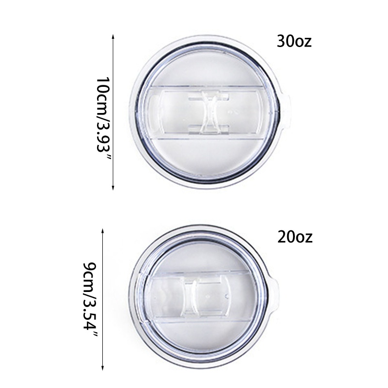 Bộ 2 Vỏ Bọc Nắp Đậy Cốc Giữ Nhiệt Chống Rò Rỉ Thay Thế Tiện Dụng