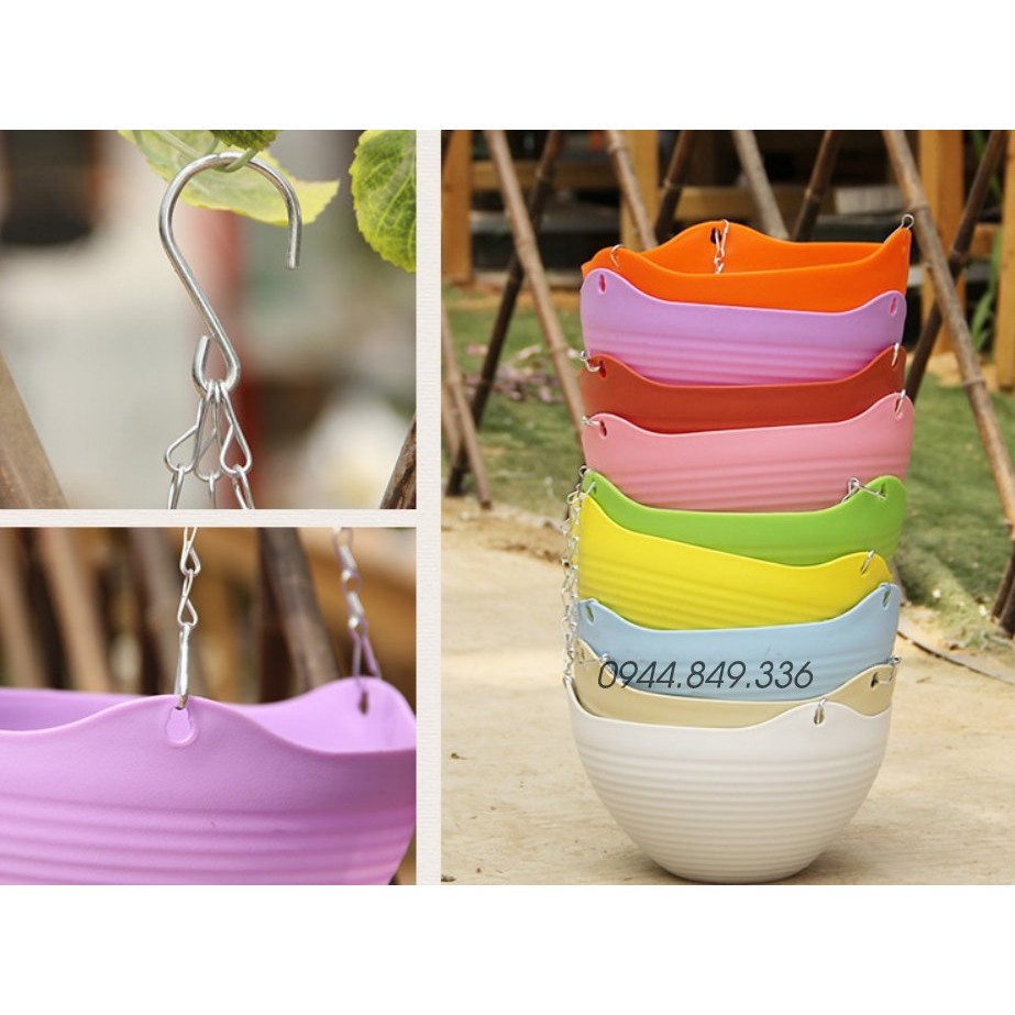 Combo chậu treo 6 màu 6 chậu