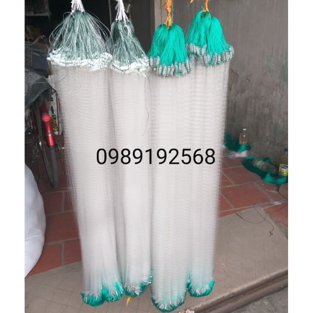 Lưới đánh cá then 1, then 1,5, then 2, then 3, then 4 cao 1m dài 90m đánh cá từ nhỏ đến to