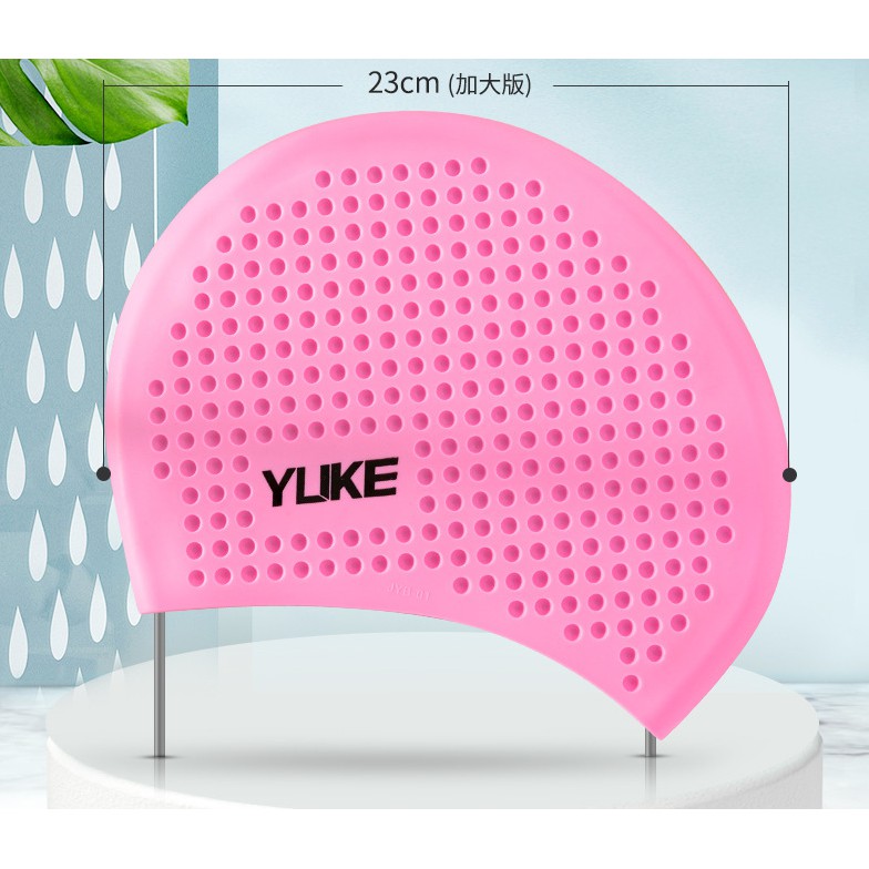 Mũ bơi silicone Yuke cho người tóc dài