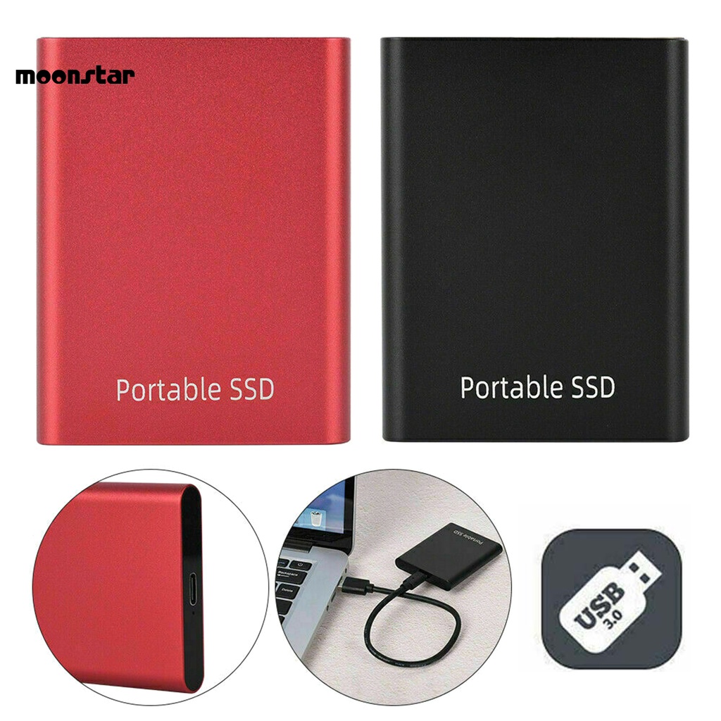 Ổ đĩa cứng rời siêu mỏng 500G 1T 2 T dễ dàng mang theo Type C SSD cho PC