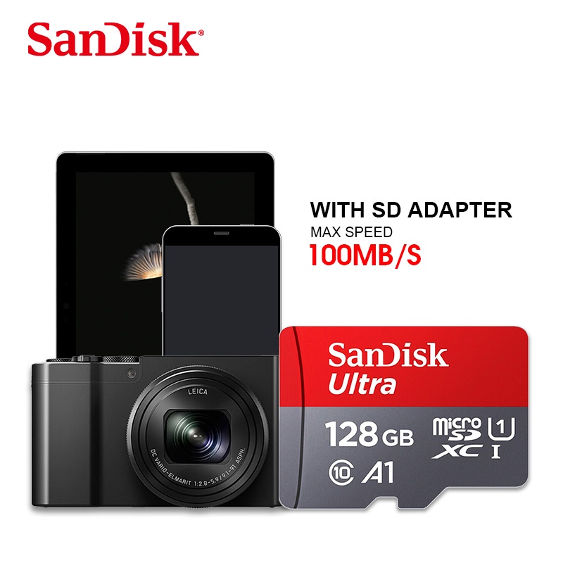 Thẻ Nhớ Micro SD tf Hiệu SanDisk Dung Lượng 64GB 128GB 256GB 512GB 1TB