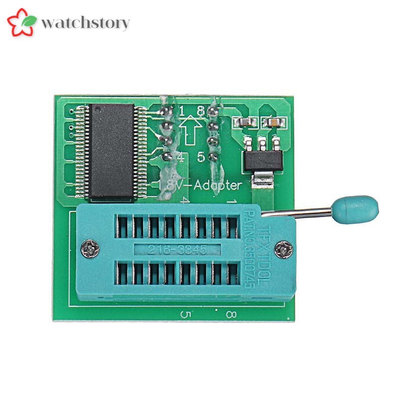 Usb Lập Trình Ch341A + Kẹp Soic8 + Đầu Nối 1.8v + Bộ Chuyển Đổi Soic8