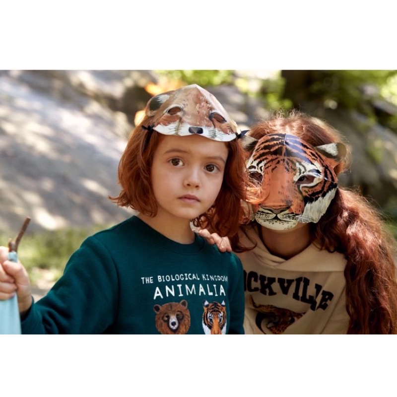 Bộ Nỉ Bé Trai Animal Xanh Lá Đậm HaM(bán lẻ áo lẻ quần)