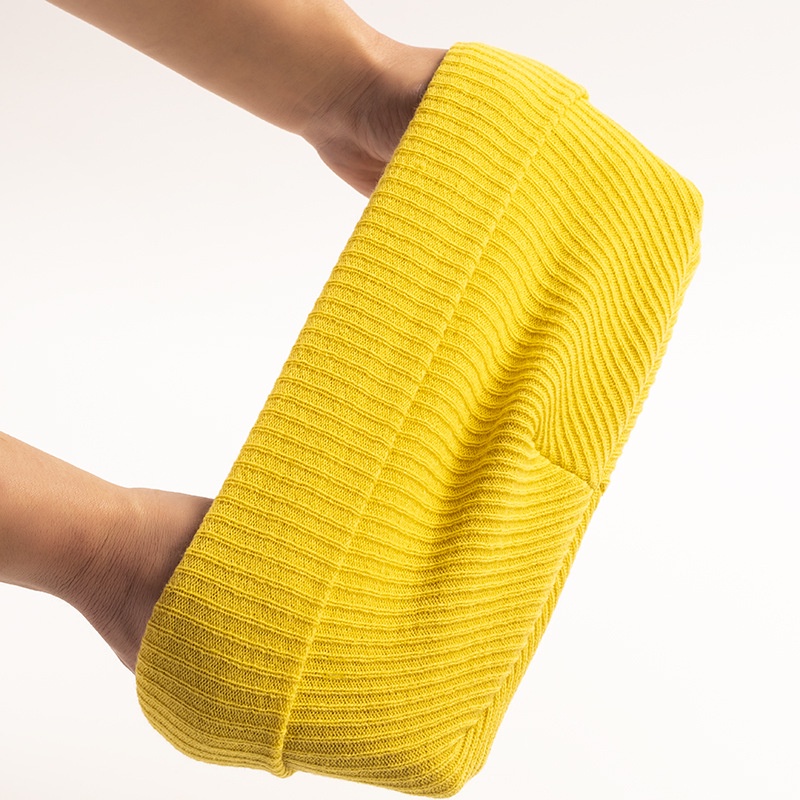 Mũ beanie LINJW vải cotton dệt kim màu trơn thời trang thu đông 2021 cho nam và nữ