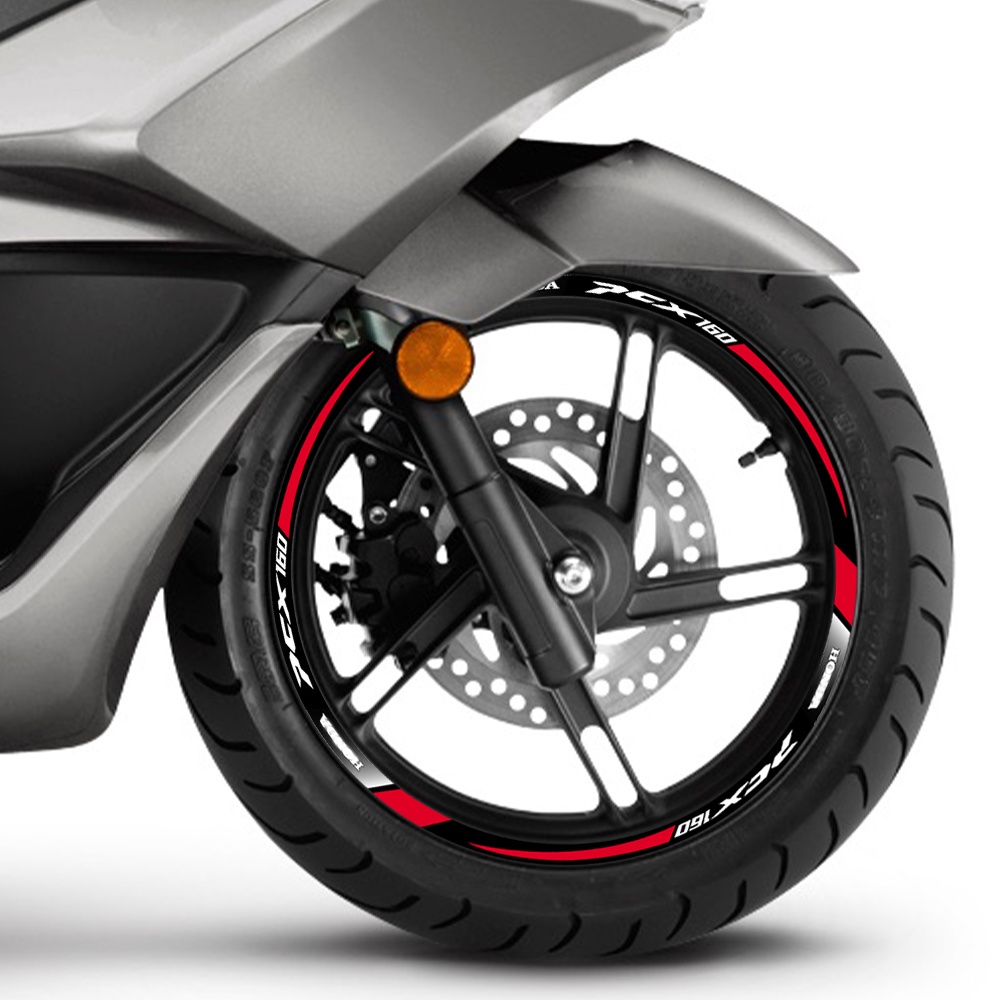 Miếng Dán Phản Quang Trang Trí Vành Bánh Xe Scooter HONDA PCX 160 Pcx160 2021 2022