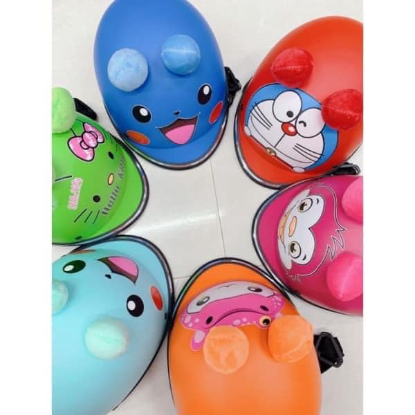 MŨ BẢO HIỂM CAO CẤP hình thú cute an toàn cho BÉ yêu( bé từ 3 đến 6 tuổi)