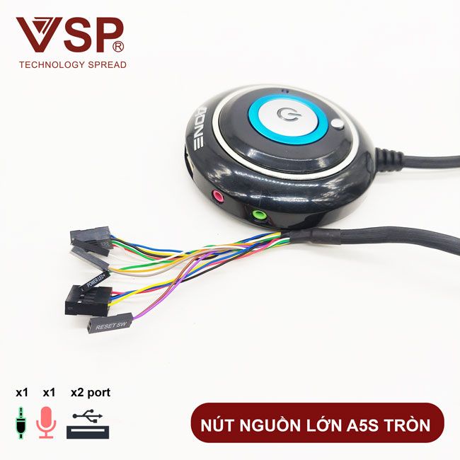 Nút Nguồn Aone Loại dán tròn