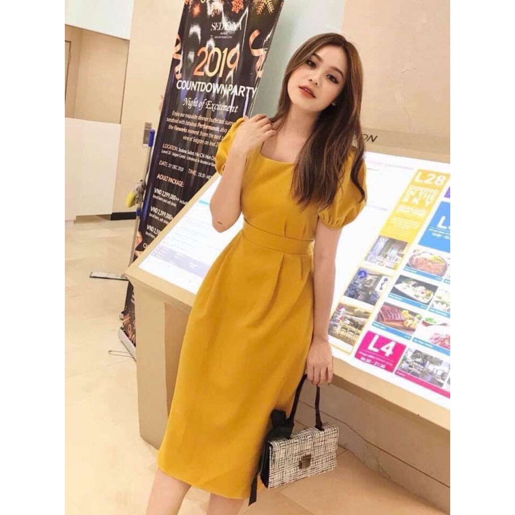 Đầm Nữ Ôm Eo Cổ Điển Thanh Lịch Thời Trang, Qúy Cô Dự Tiệc Sang Chảnh | BigBuy360 - bigbuy360.vn