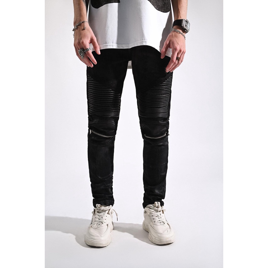 Quần jean nam MIKENCO WASH BIKER