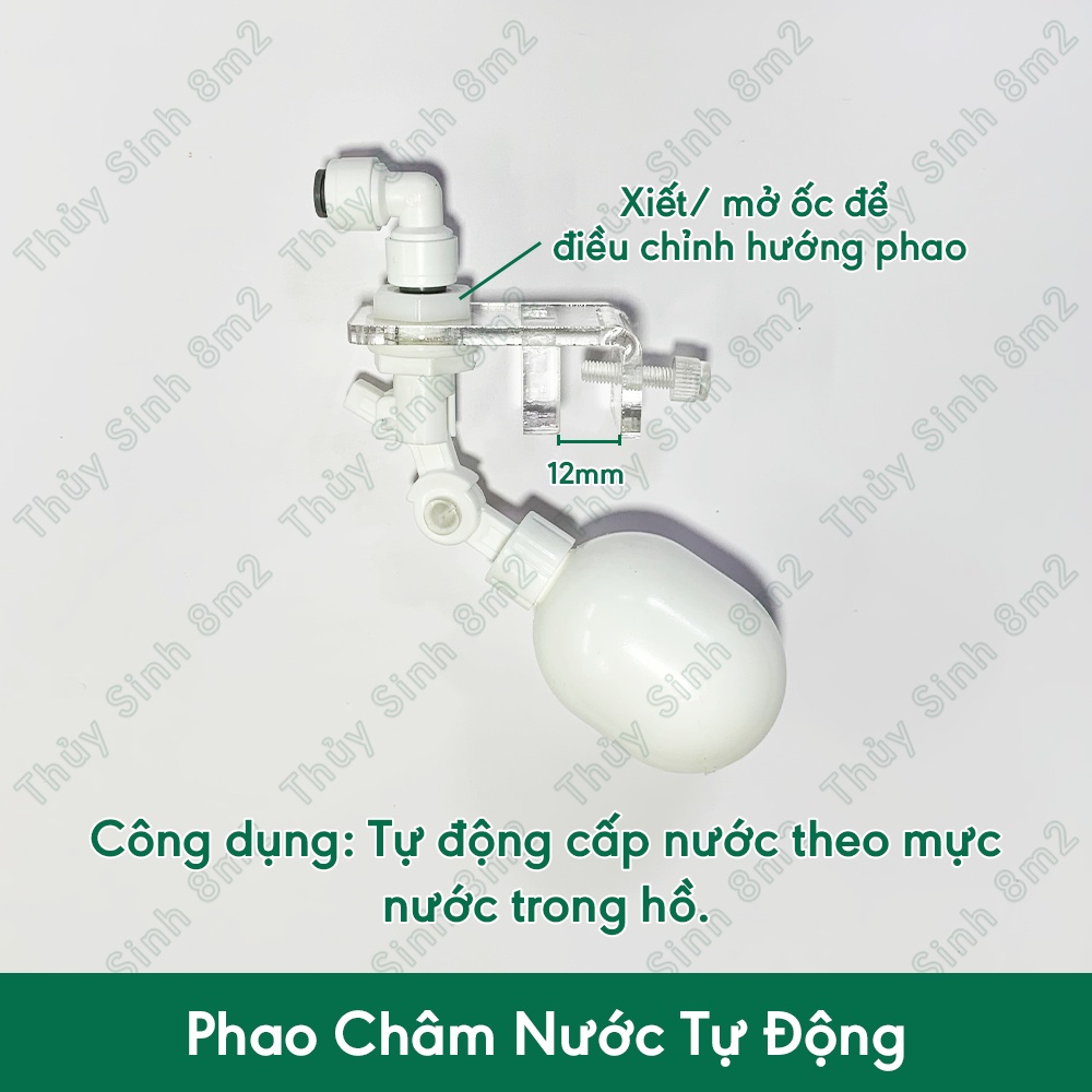 Bộ Phao Châm Nước Tự Động Cho Hồ Cá Tép Thủy Sinh - 8m2