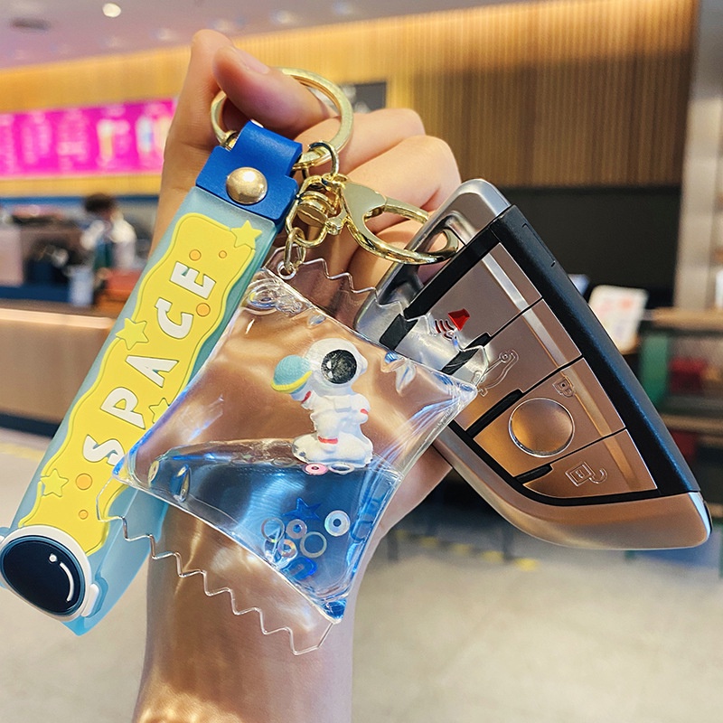 Móc Khóa Hình Kẹo Mút / Phi Hành Gia Hoạt Hình