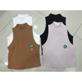 Super Soft High-Neck Tank Top