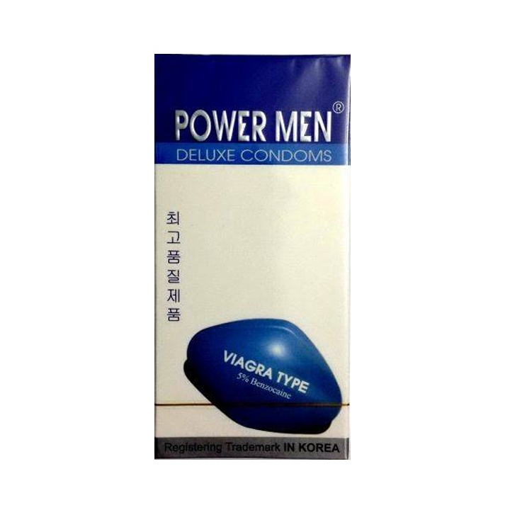 Combo Bao Cao Su Power Men Hàn Quốc (Hộp 12C) - Bcs Siêu Mỏng, Gân Gai, Size 52mm Ôm Vừa Vặn