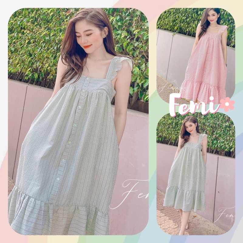 Đầm Hai Dây Bèo, đầm maxi, váy maxi diện hè đi biển, đầm maxi đẹp