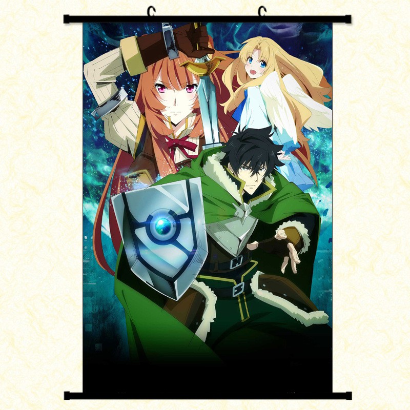 Poster vải anime Tate no Yuusha no Nariagari 30x45 tranh vải