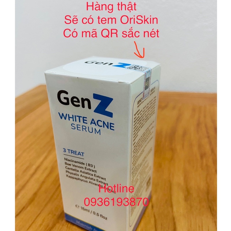 ✅ OriSkin GenZ White Acne Serum 👍  ❤️ Serum GenZ White Acne Ngừa mụn xoá thâm giúp sáng da