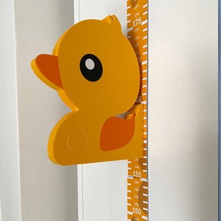 Miếng dán tường hình thước đo chiều cao 3d cho bé