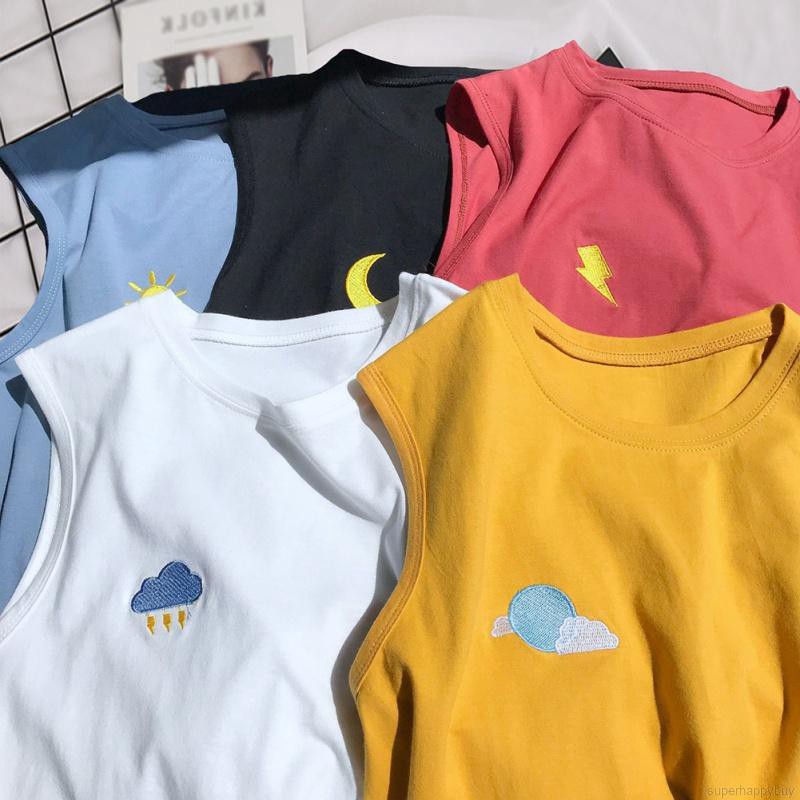 Áo nữ không tay thêu họa tiết kiểu dáng vintage thời trang quyến rũ | BigBuy360 - bigbuy360.vn