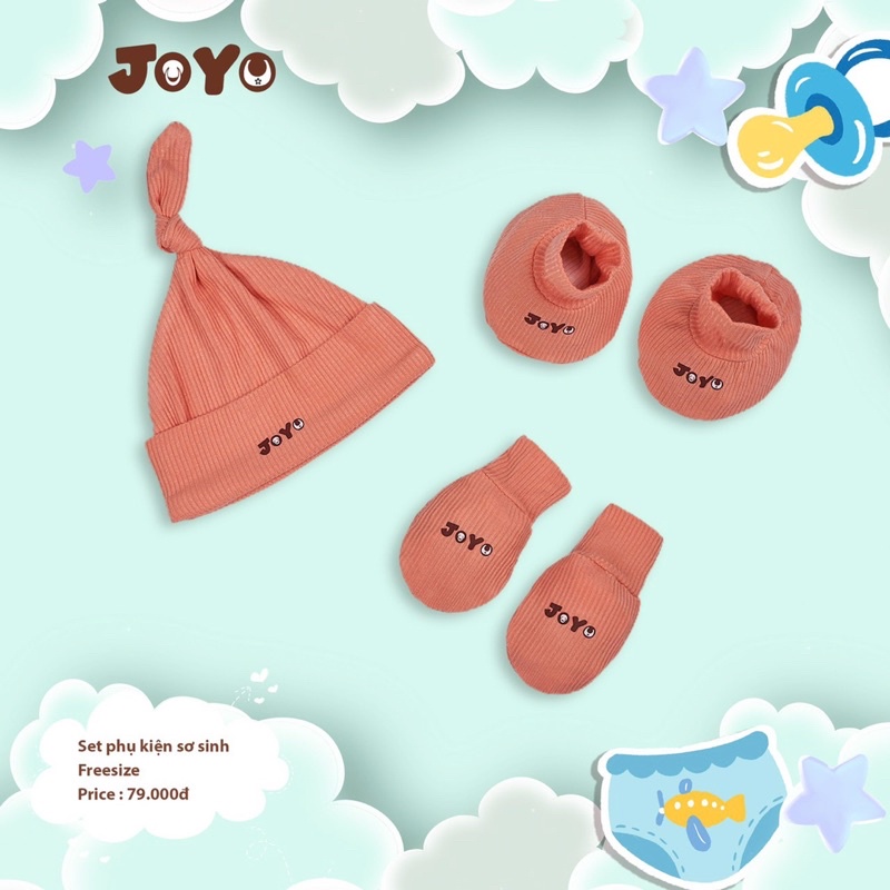 Joyo - Sét phụ kiện sơ sinh Bamboo tăm JY10260