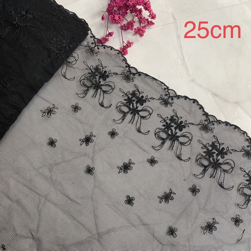 Ren thêu chân von lưới , size từ 16cm đến 25cm