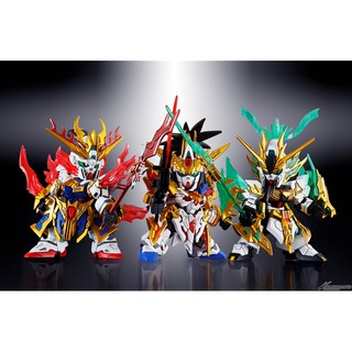 MÔ HÌNH GUNDAM COMBO 3 SD TAM QUỐC ĐÀO VIÊN - LƯU BỊ - TRƯƠNG PHI - QUAN VŨ 2019