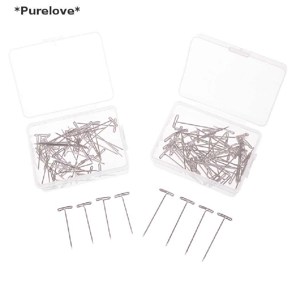 Set 50 Ghim Kim Loại Chữ t 32 / 38mm Chuyên Dụng Cho May Vá DIY