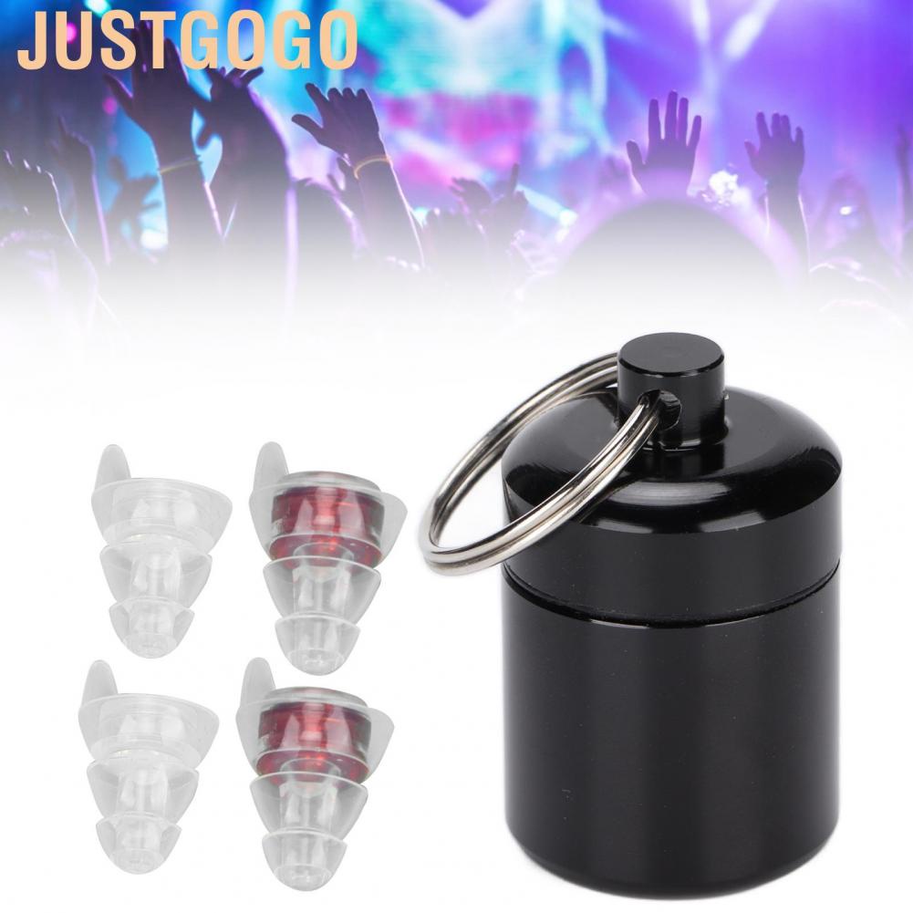 Justgogo Concert Earplugs Hearing Protection Tools For Music Performances Water Sports