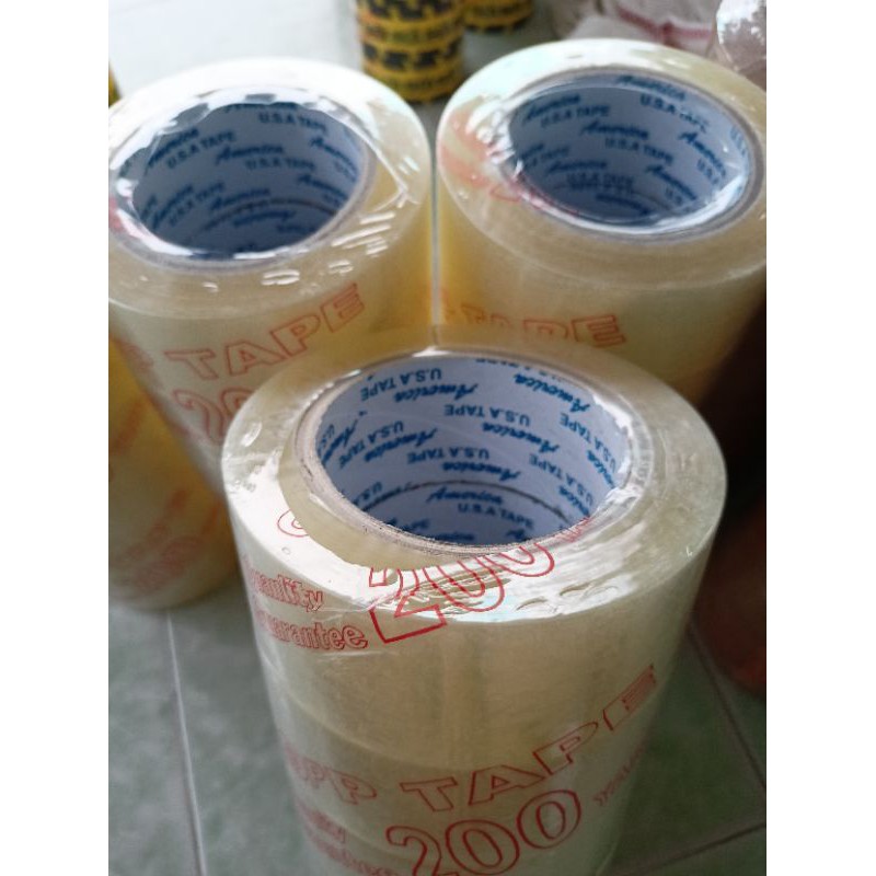 Băng keo trong 200y 4F8 trong.( 1cây/ 6 cuộn).