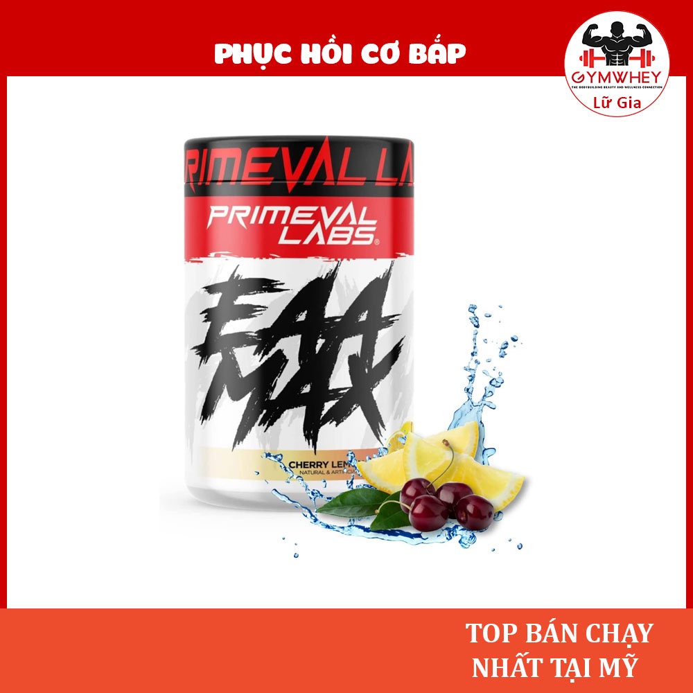 Primeval Labs Eaa Max Bổ Sung Hỗ Trợ Hấp Thu Protein Giúp Phục Hồi Cơ Bắp (30 Lần Dùng)