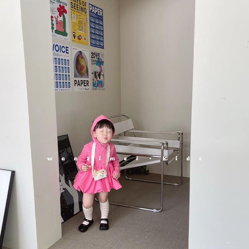 Đầm công chúa tay dài thời trang xuân thu cho bé gái