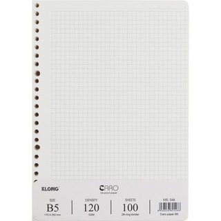 Sổ còng KLONG B5 Caro/ Grid. - Văn phòng phẩm Thu Thảo