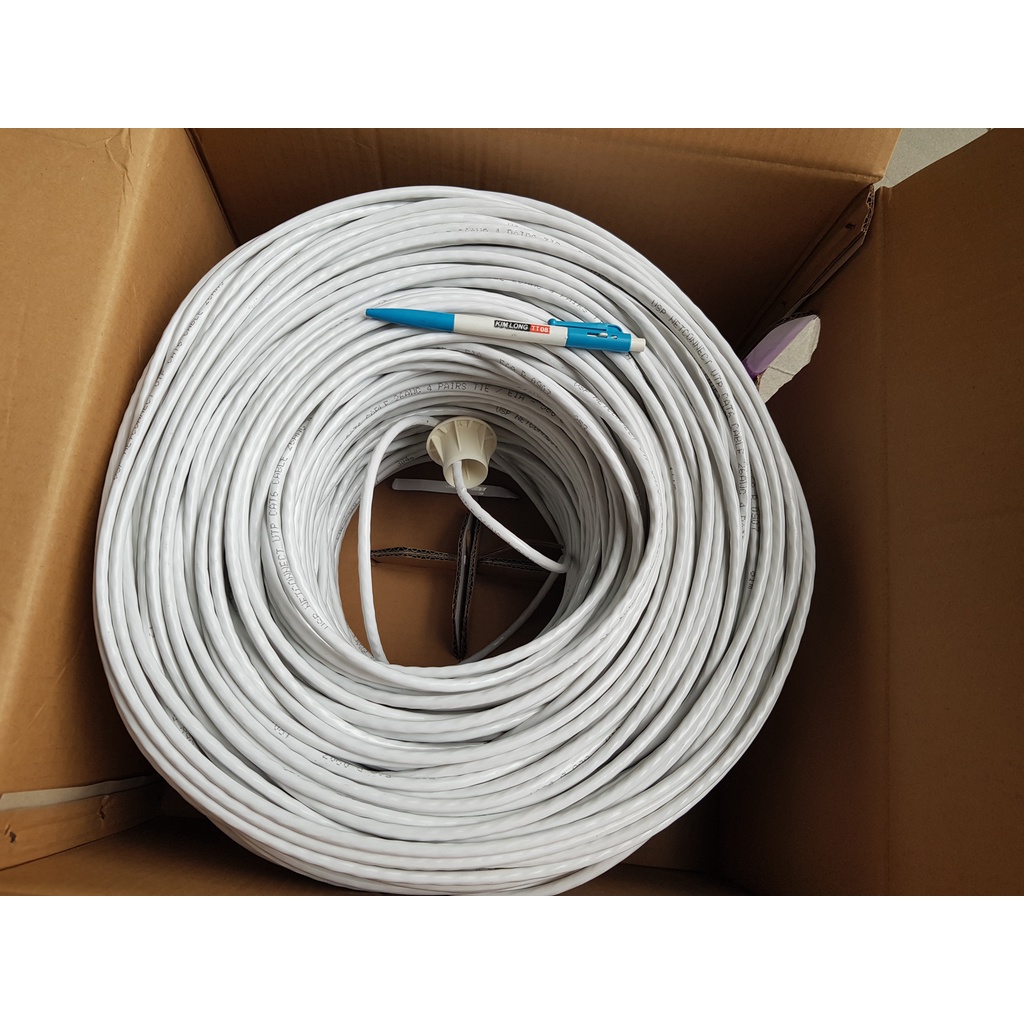 Cáp Mạng Lan CAT6, Cuộn 305m, Dây mạng, cáp lan, dây lan