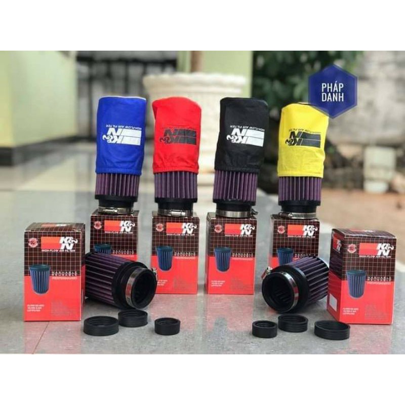 combo lọc trụ k&n va áo mưa cho tất cả xe