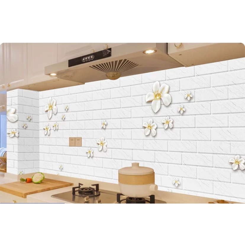3M decal dán tường nhà bếp khổ 60cm tráng nhôm cách nhiệt,decal dán bàn tủ D296