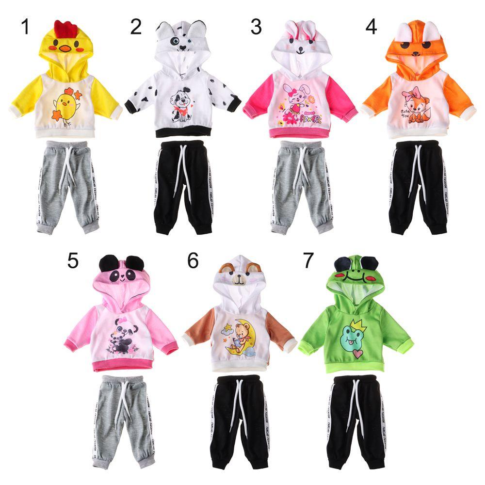RAINBOW Bộ Đồ Thể Thao Gồm Áo Hoodie Và Quần Dài Dành Cho Búp Bê