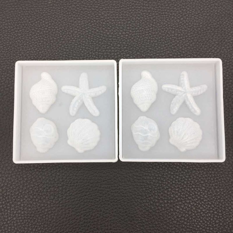 Khuôn silicon làm mặt trang sức hình vỏ sò