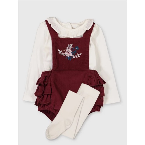 Set yếm váy chính hãng TU UK săn sale size 3-6m đến 12-18M