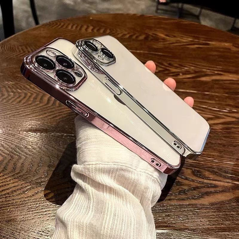 Ốp Điện Thoại PC iPhone 14 13 12 11 Pro max 14 plus Silicon case ốp lưng điện thoại i phone 14 promax Cứng Trong Suốt Chống Bụi Sang Trọng Cho iP 14 13 Pro 12 11 Pro max