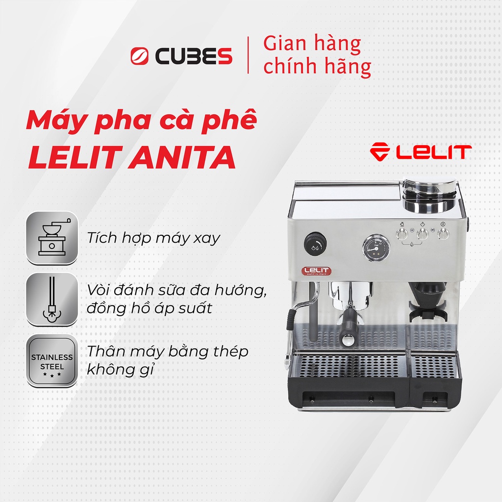 Máy pha cà phê Lelit Anita PL042EMI - Nhập khẩu từ Ý